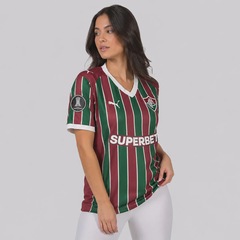 Camisa do Fluminense I 26/27 Patch Libertadores Puma Feminina - Foto 2