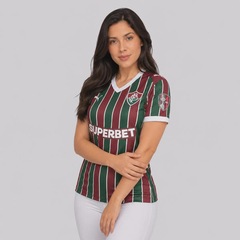 Camisa do Fluminense I 26/27 Patch Libertadores Puma Feminina - Foto 3
