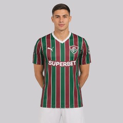 Camisa do Fluminense I 26/27 Estádio Patch Libertadores Puma Masculina - Foto 1
