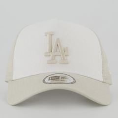 Boné New Era Los Angeles Dodgers 940AF League Essential Trucker MLB Aba Curva - Foto 2