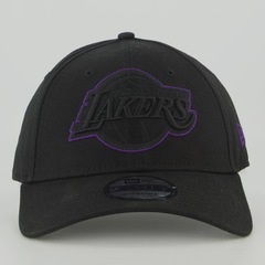 Boné  Unissex New Era Los Angeles Lakers 940 Outline NBA Aba Curva - Foto 2