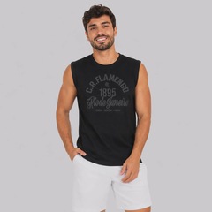 Camiseta Regata Masculina Flamengo Junto - Foto 1