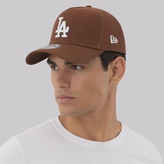 Boné Unissex New Era Los Angeles Dodgers 940A League Essential MLB Aba Curva - Foto 5