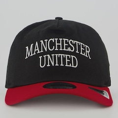 Boné Unissex New Era Manchester United 1920 Soccer Aba Curva - Foto 2