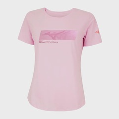 Camiseta Mizuno Focus Stamp Feminina - Foto 1
