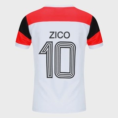 Camiseta do Flamengo Retrô Zico Braziline Masculina - Foto 2