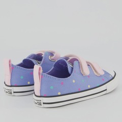 Tênis Infantil Converse All Star Chuck Taylor Poá 2V - Foto 3