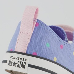 Tênis Infantil Converse All Star Chuck Taylor Poá 2V - Foto 6