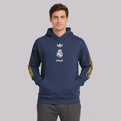 Blusão de Moletom Real Madrid Lifestyler adidas Masculino - Foto 1