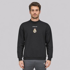 Blusão de Moletom Real Madrid EQT adidas Masculino - Foto 1