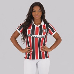 Camisa do São Paulo II 26/27 Patch Libertadores New Balance Feminina - Foto 1