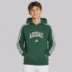 Blusão de Moletom Infantil adidas Colleg - Foto 1