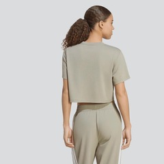 Cropped adidas Essentials 3 Stripes Feminina - Foto 2