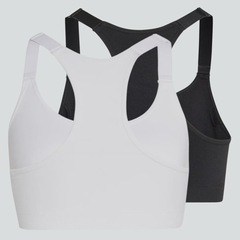Kit 2 Tops adidas Optime Essentials Suporte Leve Feminino - Foto 6