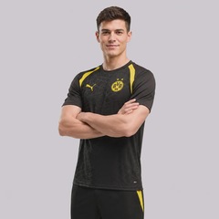 Camisa do Borussia Dortmund Slim Treino Puma Masculina - Foto 2