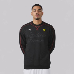 Blusão de Moletom Puma Ferrari Premium T7 Sweat FL Masculino - Foto 2
