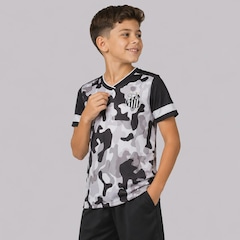 Camisa do Santos Camuflada Infantil - Foto 3