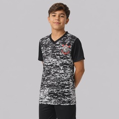 Camisa do Corinthians Rajada Infantil - Foto 2