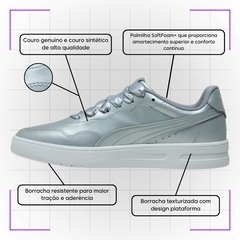 Tênis Feminino Puma Court Lally Perla Bdp - Foto 3