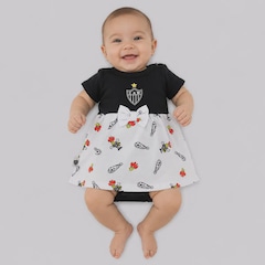Body do Atlético Mineiro Vestido Galinho - Infantil - Foto 1