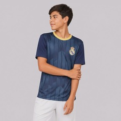 Camisa do Real Madrid Campeones 5 Bellingham - Infantil - Foto 2