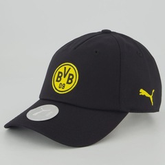 Boné Unissex Borussia Dortmund Puma ESS - Aba Curva - Foto 1