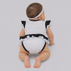 Body do Corinthians com Tiara Infantil - Foto 2