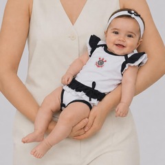 Body do Corinthians com Tiara Infantil - Foto 3