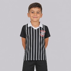 Camisa do Corinthians Vintage Infantil - Foto 1