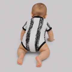 Body Polo do Corinthians Listra Pinceladas Infantil - Foto 2