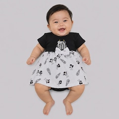 Body do Santos Vestido Baleião Infantil - Foto 1