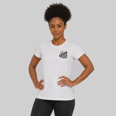 Camisa do Santos Baby Look Feminina - Foto 1