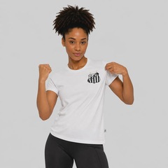 Camisa do Santos Baby Look Feminina - Foto 2