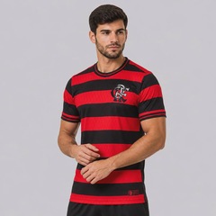 Camisa do Flamengo Dry Jacquard Masculina - Foto 3