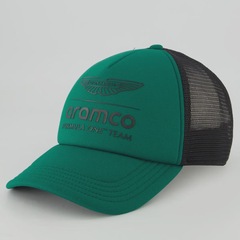 Boné Unissex Puma Aston Martin F1 Trucker Aba Curva - Foto 1