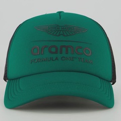Boné Unissex Puma Aston Martin F1 Trucker Aba Curva - Foto 2