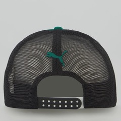 Boné Unissex Puma Aston Martin F1 Trucker Aba Curva - Foto 3