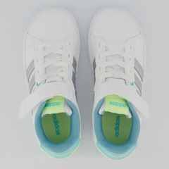 Tênis Infantil adidas Grand Court 3.0 EL C - Foto 4