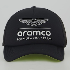 Boné Unissex Puma Aston Martin F1 Trucker Aba Curva - Foto 2
