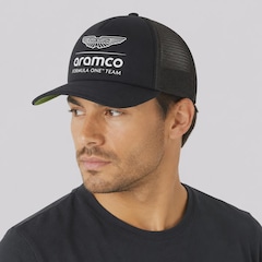 Boné Unissex Puma Aston Martin F1 Trucker Aba Curva - Foto 5