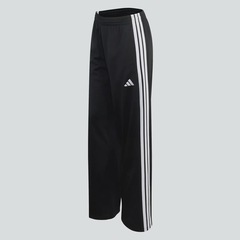 Calça adidas Dayready Wide Leg 3 Stripes Feminina - Foto 4