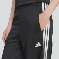 Calça adidas Dayready Wide Leg 3 Stripes Feminina - Foto 5