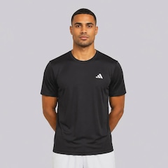 Camiseta adidas Treino 3 Listras Poliamida Masculina - Foto 1