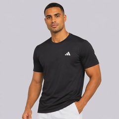 Camiseta adidas Treino 3 Listras Poliamida Masculina - Foto 2
