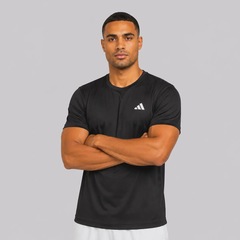 Camiseta adidas Treino 3 Listras Poliamida Masculina - Foto 3