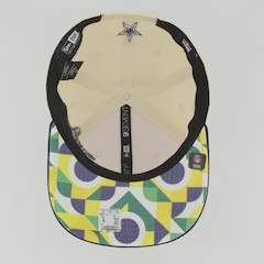 Boné Unissex New Era Dallas Cowboys 970 NFL Brasil Game 2026 Aba Reta - Foto 5