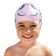 Touca de Natação Hammerhead Silicone Animal Kids Peixinho Infantil - Foto 2