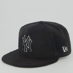 Boné Unissex New Era New York Yankees 5950 MLB Aba Reta - Foto 1