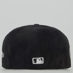 Boné Unissex New Era New York Yankees 5950 MLB Aba Reta - Foto 4