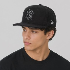 Boné Unissex New Era New York Yankees 5950 MLB Aba Reta - Foto 6